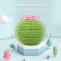 Cat Toy Sisal Cactus Ball Scratching Bell Ball Eco-Friendly Natural Pets Toy Interactive Toy Bite and Wear Durable Resistant