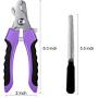 DAIRSHY Dog Nail Clippers and Trimmer - with Safety Guard to Avoid Over Cutting - Razor Sharp Blade for Thick Toenail - Professional Pet Nail Grooming Tool for Small Medium and Large Dogs, Cats
