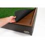 Porch Potty Small, Outer Dimensions 26'' x 26'' x 6'', Grass Area 4 Square Feet (2 x 2)