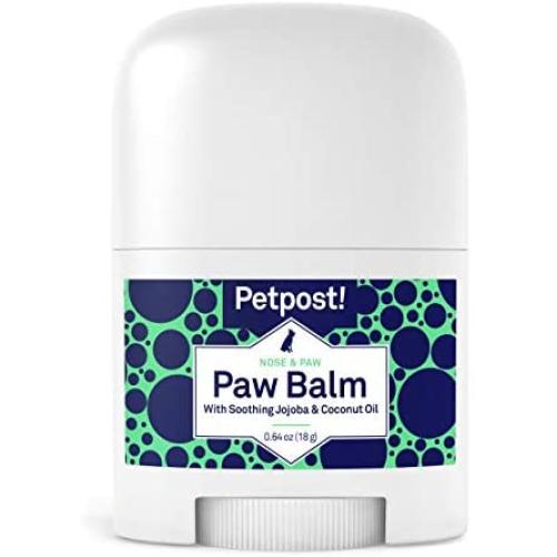 Petpost | Paw Balm for Dogs - Nourishing Cream Soothes Itchy, Dry Dog Paws with Organic Ingredients - Moisturizing Coconut Oil, Jojoba Oil, and Shea Butter