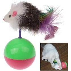 Dongdexiu Pet Supplies Cute Mouse Style Tumbler Pet Cat Toy, Random Color Delivery Pet Toys