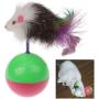 Pet Tumbler Cute Mouse Style Tumbler Pet Cat Toy, Random Color Delivery