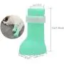 N/W Silicone Cat Nail Covers Caps, Anti-Scratch Cat Claw Covers, Adjustable Cat Nail Caps Cat Paw Protector, Pet Scratching Restraint Booties Kitten Cat Shoes for Home Bathing, Shaving Checking