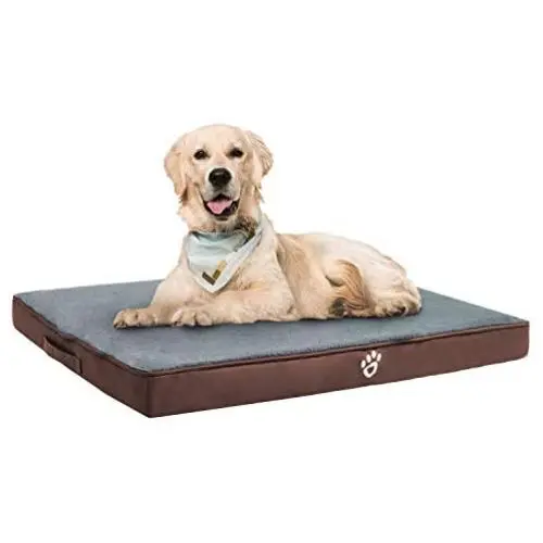 TR pet Large Orthopedic Dog Bed for Small, Medium, Large Dogs up to 40/80/100 lbs| Waterproof Lining Dogs Mat |Egg-Crate Pet Foam Mattress with Removable Washable Cover | Faux Fur Sleeping Surface TR pet Large Orthopedic Dog Bed for Small, Medium, Large Dogs up to 40/80/100 lbs| Waterproof Lining Dogs Mat |Egg-Crate Pet Foam Mattress with Removable Washable Cover | Faux Fur Sleeping Surface