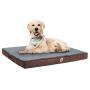 TR pet Large Orthopedic Dog Bed for Small, Medium, Large Dogs up to 40/80/100 lbs| Waterproof Lining Dogs Mat |Egg-Crate Pet Foam Mattress with Removable Washable Cover | Faux Fur Sleeping Surface