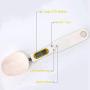 TeenTop Pet Cat Dog Food Measuring Spoon, Food Weighing Spoon, Digital Spoon Scale Grams with LCD Display for Dogs Cats Food, Pet Food Electronic Measuring Spoon Dog Food Water Measure, 1PC