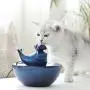 Cat and Dog Water Fountain, Quiet&Water Circulation Cat Water Dispenser, Automatic Ceramic Drinking Fountain for Pets Cat and Dog Water Fountain, Quiet&Water Circulation Cat Water Dispenser, Automatic Ceramic Drinking Fountain for Pets