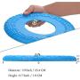 Easy to Catch, Throw and Safe Use. Dog Flying Disc Rubber Fitness Flyer Sports Toys Outdoor Pet Training Supplies on Lawn Beach Yard Games with Small Bell (1pack Multiple Color, 10'')