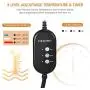 OMORC Pet Heating Pad, 12V Safe Cat Heating Pad with 3 Level Timer & Temperature Settings & 2 Replaceable Cover, Auto Power-off Built-in Thermostats and Anti-Bite Tube, 18'' x 18'' Mat for Dog Cat Pets OMORC Pet Heating Pad, 12V Safe Cat Heating Pad with 3 Level Timer & Temperature Settings & 2 Replaceable Cover, Auto Power-off Built-in Thermostats and Anti-Bite Tube, 18'' x 18'' Mat for Dog Cat Pets