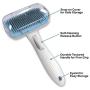 Pets First Premium Dog Brush & CAT Brush Self Cleaning Dog Slicker Hair Brush Easy to Clean Best Pet Grooming Brushes Shedding Grooming Tools for Dogs and Cats. Beautiful Gift for The Groomer!
