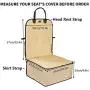 Pettom Pet Bucket Seat Cover Booster Seat 2 in 1 Deluxe Dog& Cat Front Seat Cover for Cars Non- Slip Backing Waterproof (Beige) Pettom Pet Bucket Seat Cover Booster Seat 2 in 1 Deluxe Dog& Cat Front Seat Cover for Cars Non- Slip Backing Waterproof (Beige)