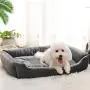 Amebee Warming Dog Beds, Rectangle Washable Pet Bed with Firm Breathable Cotton Comfortable Feel for Cats, Sleeping Orthopedic Bed for Dog Cat in Cold Weather (38.19x37.01x5.91 Gray) Amebee Warming Dog Beds, Rectangle Washable Pet Bed with Firm Breathable Cotton Comfortable Feel for Cats, Sleeping Orthopedic Bed for Dog Cat in Cold Weather (38.19x37.01x5.91 Gray)