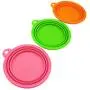 Alfie Pet - Set of 3 ROS Silicone Pet Expandable/Collapsible Travel Bowl - Size: 1.5 Cups Alfie Pet - Set of 3 ROS Silicone Pet Expandable/Collapsible Travel Bowl - Size: 1.5 Cups