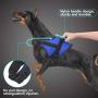 MissYou No Pull Dog Harness with Handle, Easy On and Off, Reflective Pet Vest Harness, Breathable & Adjustable Perfect on The Go for Small Medium Large Dogs