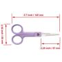 ZHYSKTHD Ceramic Scissors For Baby Food,Multi Purpose Scissors For Kitchen, Classrom, Craft, Pet Care And Never Rusts (Orange)