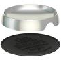 Dr. Catsby Water Bowl, Whisker Friendly, Stainless Steel, Non Skid, Dishwasher Safe