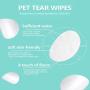 CBROSEY Pet Eye Wipes,Dog Eye Wipes,Dog Eye Wipes Tear Stain,Dog Tear Stain Remover Wipes,Pet Tear Wipes for Dogs&Cats,Eye Stain Remover Pads for Dogs and Cats