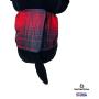Barkertime Waterproof Male Dog Diaper - Made in USA - Red Plaid Premium Waterproof Washable Dog Belly Band Male Wrap for Territorial Marking, Excitable Peeing and Urinary Incontinence