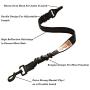 TinyPaw Heavy Duty Dog Seat Belt for Car, Great Dog Seat Belt with Bungee & Latch for Safety While Sudden Brake, All Metal Heavy Duty & Tangle-Free Attachment, Adjustable Length. (Black)