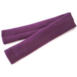 Eco-Pup Dog Harness Strap Cover - Padding to Prevent Rubbing, Made of Recycled Polyester Fleece, Large/18 Long, Purple