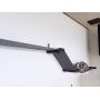 CatastrophiCreations Fabric Raceway Multiple-Level Cat Hammock Wall-Mounted Shelving