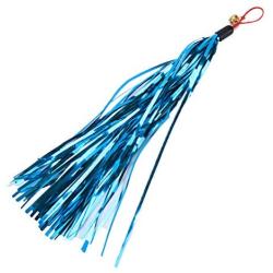 N/ hfjeigbeujfg Squeak Toys,Molar Chew Play Toy Dog Cats Puppy Pet Cat Teaser Wand Sound Paper Bell Replacement Head Bite Interactive Play Toy - Blue