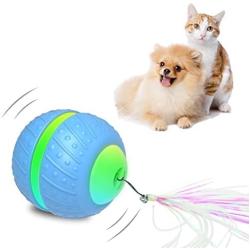 TITIPET Interactive Cat Toys for Indoor Cats, Smart Robotic Ball Toy with Motion Activated, Rechargeable (Cat Ball)