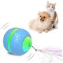 TITIPET Interactive Cat Toys for Indoor Cats, Smart Robotic Ball Toy with Motion Activated, Rechargeable (Cat Ball)