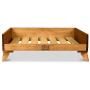Floppy Dawg Wooden Dog Bed Frame and Medium Dog Bed. Perfect for Small and Medium Dogs. 30 Inches Long by 19 Inches Wide. Let Your Dog Chill in Style.