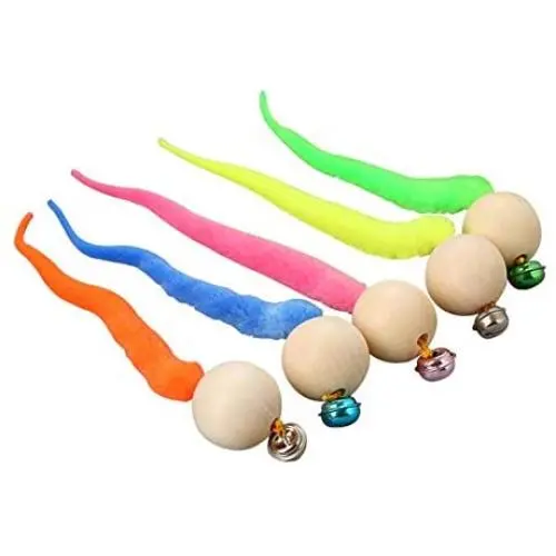 5 Pcs Cat Toys ,Cat Feather Toys for Indoor Kitty,Caterpillar Cat Interactive Toys Set for Indoor Cats Pet Toy 3.5x3.5x20cm 5 Pcs Cat Toys ,Cat Feather Toys for Indoor Kitty,Caterpillar Cat Interactive Toys Set for Indoor Cats Pet Toy 3.5x3.5x20cm