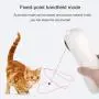 Jiaboyu Cat Laser Toy Automatic,Interactive Toy for Kitten/Dogs - USB Charging / Battery Powered , Placing High,5 Random Pattern,Automatic On/Off and Silent, Fast/ Slow Light Flashing Mode, white Jiaboyu Cat Laser Toy Automatic,Interactive Toy for Kitten/Dogs - USB Charging / Battery Powered , Placing High,5 Random Pattern,Automatic On/Off and Silent, Fast/ Slow Light Flashing Mode, white