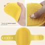 None/Brand Soft Rubber Pet Bath Shampoo Brush for Dog and Cat Skin Massage, Hair Grooming Silky, Soft Safe Finger Toothbrush, Cleaning Pet Teeth Set