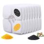 Dycsin Cat Water Fountain Filter Replacement 8 Pack Carbon Filters for Pet Flowers Fountain Helps to Increase Water Consumption and Keep Pets Healthy