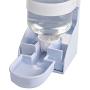 Vvciic Automatic Rabbit Feeders, 500ml Rabbit Cage Feeder, Pet Hanging Water Dispenser Cage Water Feeder Removable Food Water Bottle, Hanging on Cage for Hamster Rabbit Little Cat Dogs
