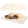 PARTYSAVING PET Bed 1PACK or 2PACK Self Heating Snooze Pad Pet Bed Mat for Pets Cats Dogs and Kittens for Travel or Home, White, Medium, APL1344, APL2255