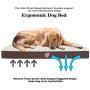 OQQ Orthopedic Dog Bed for Small/Medium/Large Dogs | Dog Beds with Washable Removable Covers | Pet Mat for Dog Crates | Durable PU Leather and Non-Slip Bottom Pet Bed