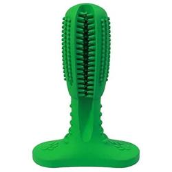 Dongdexiu Pets Products Pet Toothbrush Vocal Cleaning Teeth Molar Rod Dog Toy Supplies, Size: 18x13.5x5.5cm (Green) Small Animals Supplies