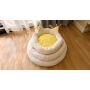 ICEGREY Luxury Soft Pet Bed Cat Cushion Round with Toy Ball
