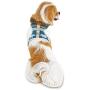 Bond & Co. Intarsia Polar Bear and Fair Isle Dog Harness, XX-Small