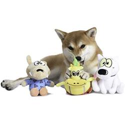Nickelodeon Spongebob Squarepants Patrick Figure Plush Dog Toy - 6 Inch Small Dog Toy for Spongebob Fans - Pink Squeaky Dog Toy for All Dogs Made from Soft Plush Fabric