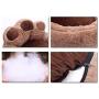 Calming Pet Dog/Cat Bed - Kennel Deep Sleep Pet Bed, Nest Warm Soft Plush Comfortable for Small Medium Large Pet (Brown XL-27.6''x 7.9'')