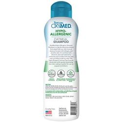 TropiClean OxyMed Hypoallergenic Solutions for Pets - Made in USA - Gentle Itch Relief for Sensitive Skin, Allergies, Hot Spots - Dye Free, Paraben Free, Soap Free, SLS Free