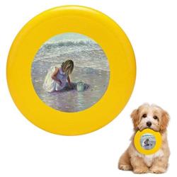 Pet Frisbee Flying Disc Dog Toy - Multifunction Finding Sea Glass Vickie Wade