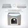 Bedsure Cat Cube, Foldable Cat Cubes for Indoor Cats, Cat House Indoor - Large Cat Bed with Fluffy Ball Hanging and Scratch Pad, 16.5x16.5x14 inches, Grey Bedsure Cat Cube, Foldable Cat Cubes for Indoor Cats, Cat House Indoor - Large Cat Bed with Fluffy Ball Hanging and Scratch Pad, 16.5x16.5x14 inches, Grey