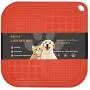 OTIME 2 Pack Dog Lick Mat with Suction Cups Dog Slow Feeder Dog Licking Mat Pet Mat Anxiety Relief Dog Cat Lick Training Licking Mat for Food, Yogurt, Peanut Butter(Blue and Red) OTIME 2 Pack Dog Lick Mat with Suction Cups Dog Slow Feeder Dog Licking Mat Pet Mat Anxiety Relief Dog Cat Lick Training Licking Mat for Food, Yogurt, Peanut Butter(Blue and Red)