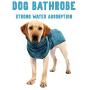 Dog Bathrobe Towel Gown Ultra Light Luxury Soft Super Absorbent Quick Drying Easy Wear