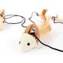 Jia Xing Pet Toy Cat Toy Funny Cat Stick Funny Cat Kitten Mouse Pet Cat Supplies Funny Cat Artifact (2 Optional). Dog Toys for Medium Dogs