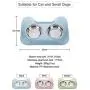 Hovico Dog Cat Bowls Set with Double Stainless Steel Feeder Bowls and Wider Non Skid Spill Proof Silicone Mat, Pet Feeder Bowls Small Puppy Bowl for Small Dogs Cats Hovico Dog Cat Bowls Set with Double Stainless Steel Feeder Bowls and Wider Non Skid Spill Proof Silicone Mat, Pet Feeder Bowls Small Puppy Bowl for Small Dogs Cats