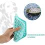 GAPZER Hexagon Dog Lick Mat, Dogs Slow Feeders Lick Pad for Anxiety Relief & Boredom Buster, Pet Training Licking Mat for Pumpkin, Treats, Yogurt