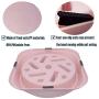mascota Dog Slow Feeder Bowl, Non Slip Puzzle Bowl - Anti-Gulping Pet Slower Food Feeding Dishes Eco-Friendly Durable Non-Toxic Preventing Choking Healthy Design Bowl for Dog Pet